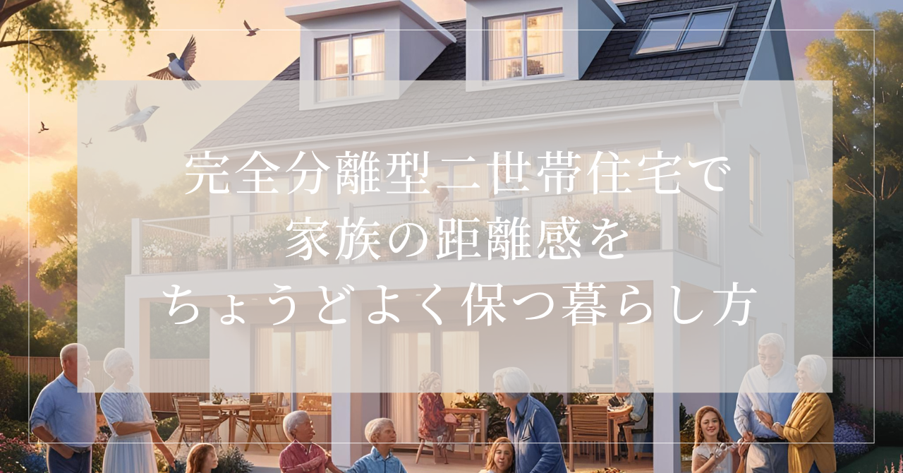 二世帯住宅 分離型
